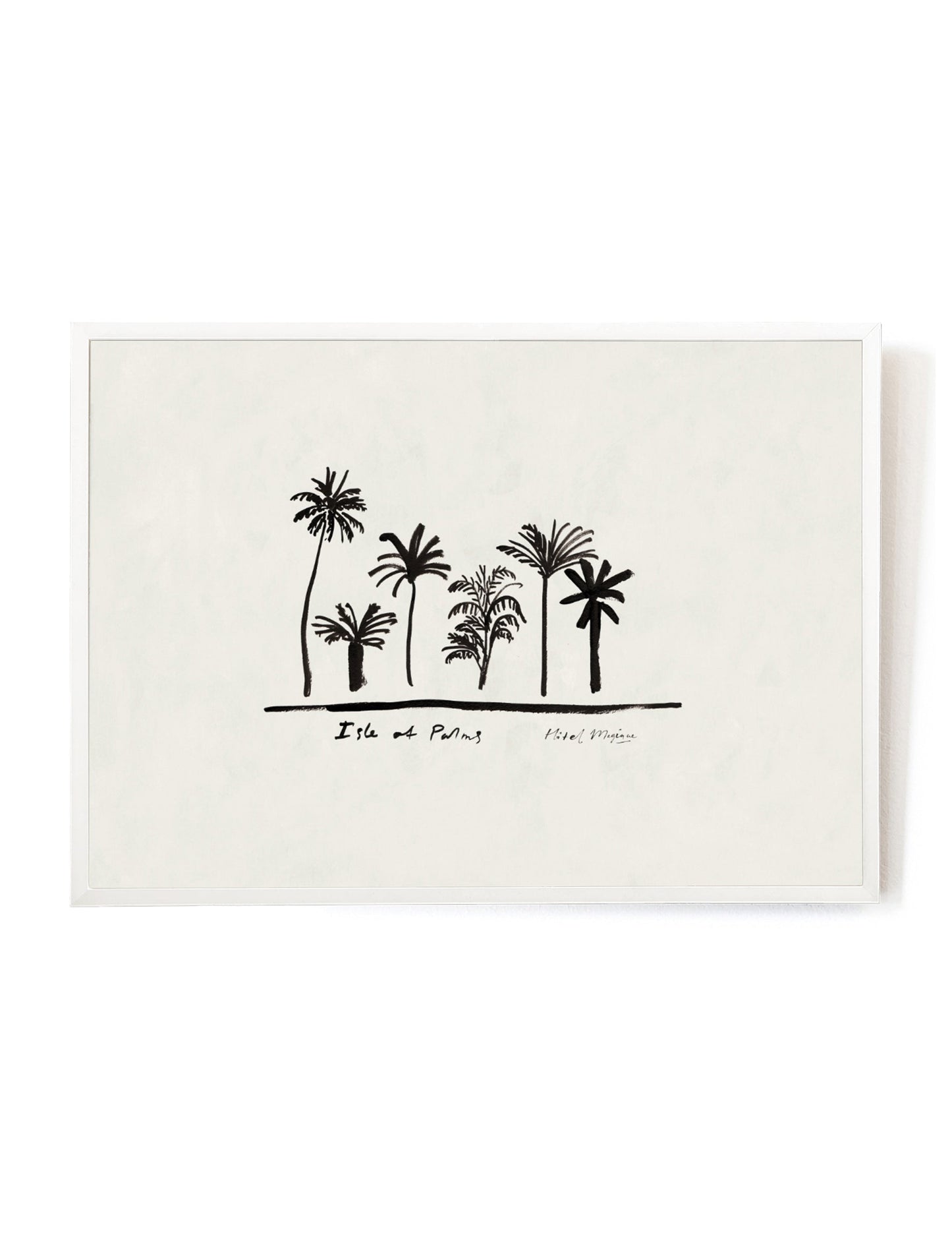Isle of Palms art print-Art Print-A3-White-Hôtel Magique