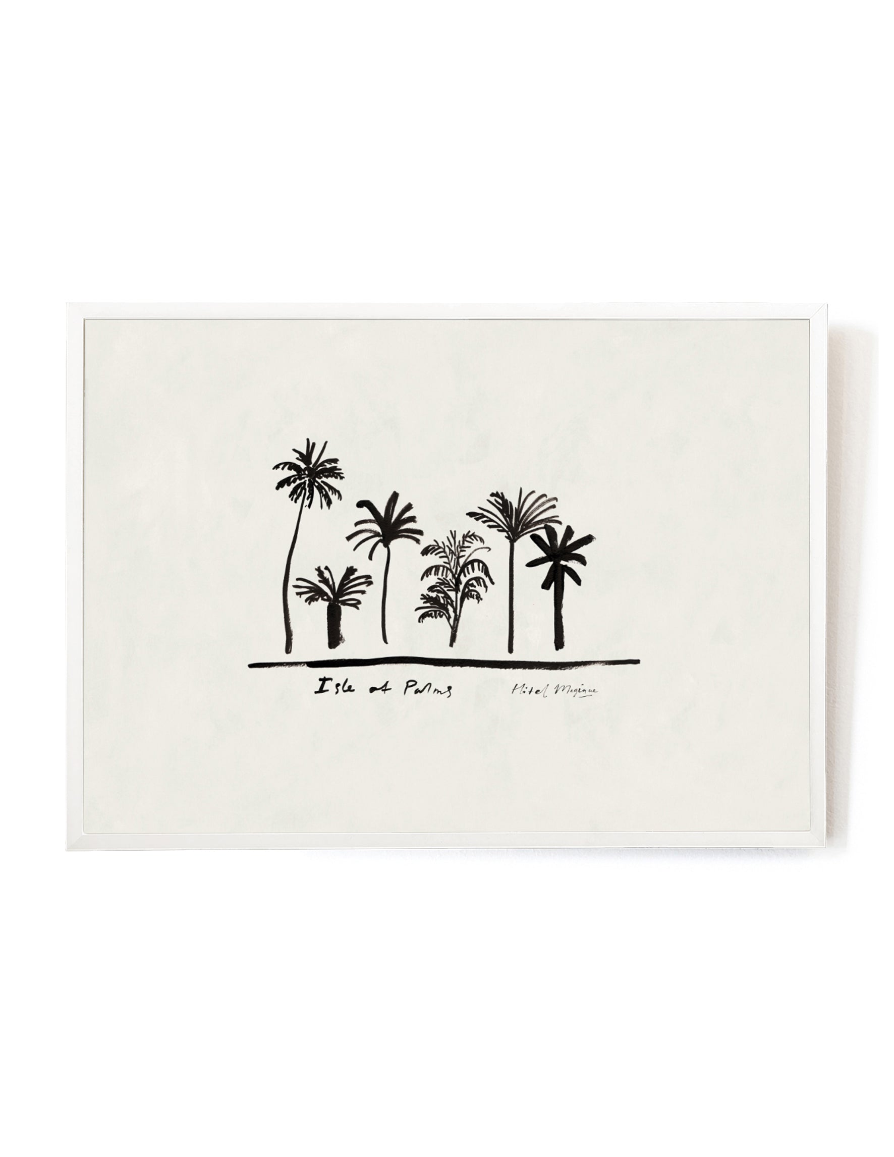 Isle of Palms art print-Art Print-A3-White-Hôtel Magique