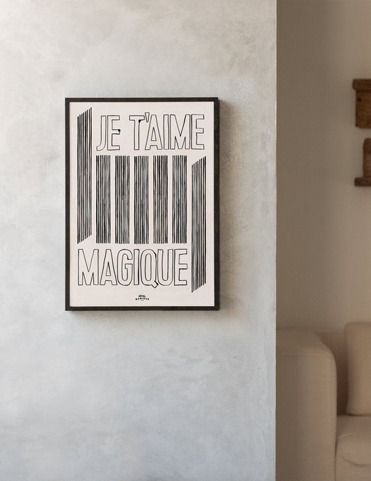 Je T'aime Magique Art Print – Archive Sale Edition-Art Print-Hôtel Magique