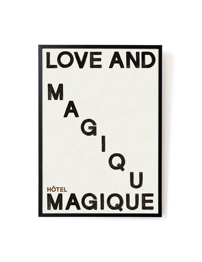 Love and Magique Art Print – Archive Sale Edition-Art Print-Hôtel Magique