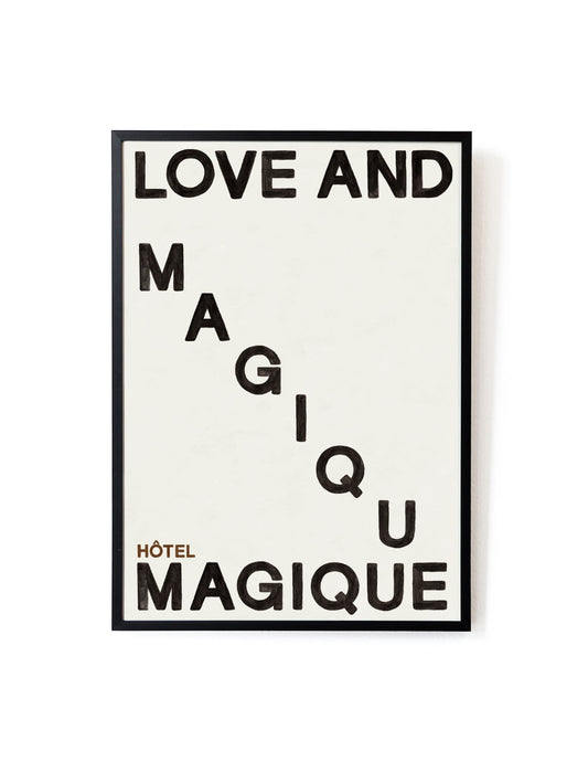 Love and Magique Art Print – Archive Sale Edition-Art Print-Hôtel Magique