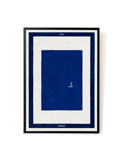 Magique Blue Art Print – Archive Sale Edition-Art Print-Hôtel Magique