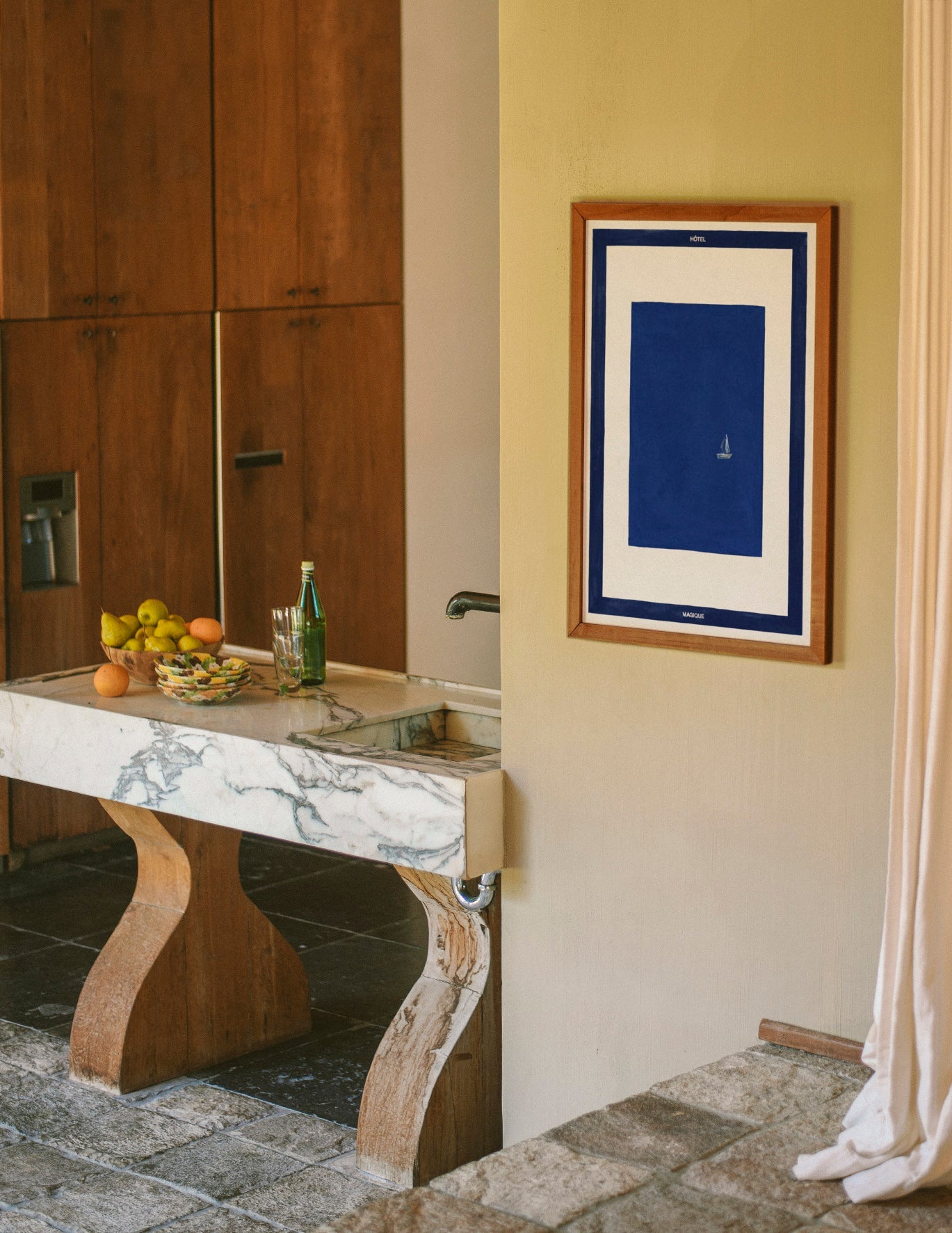 Magique Blue art print-Art Print-A3-Unframed-Hôtel Magique