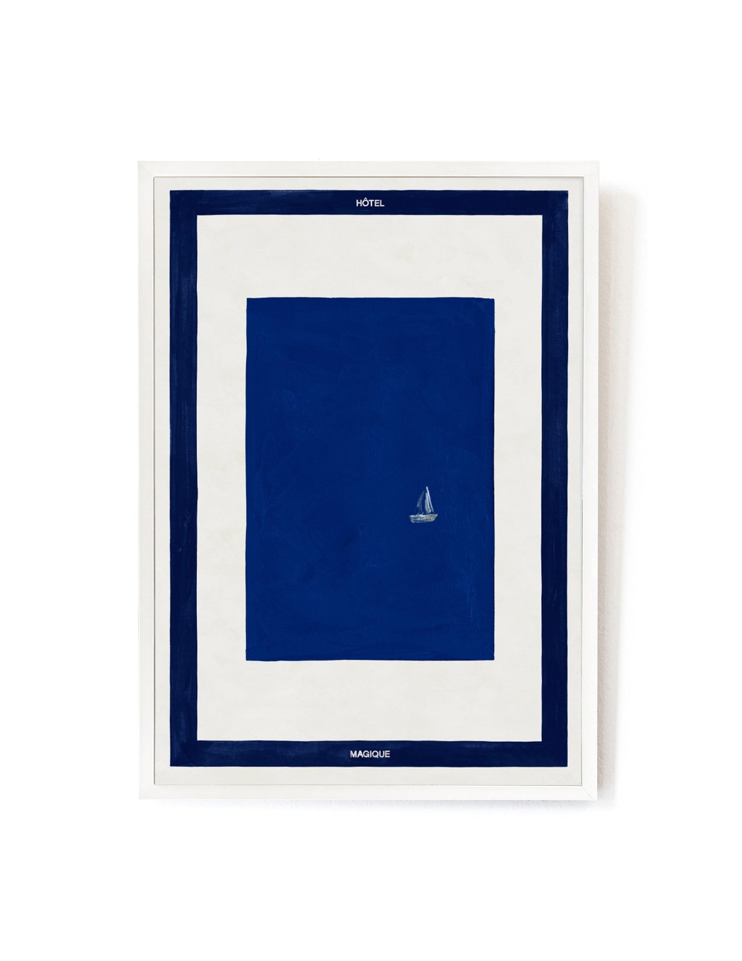Magique Blue art print-Art Print-A3-White-Hôtel Magique
