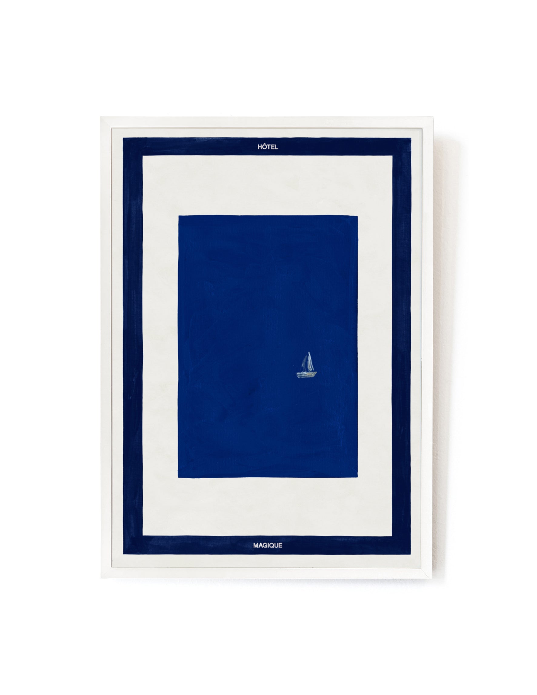 Magique Blue art print-Art Print-A3-White-Hôtel Magique