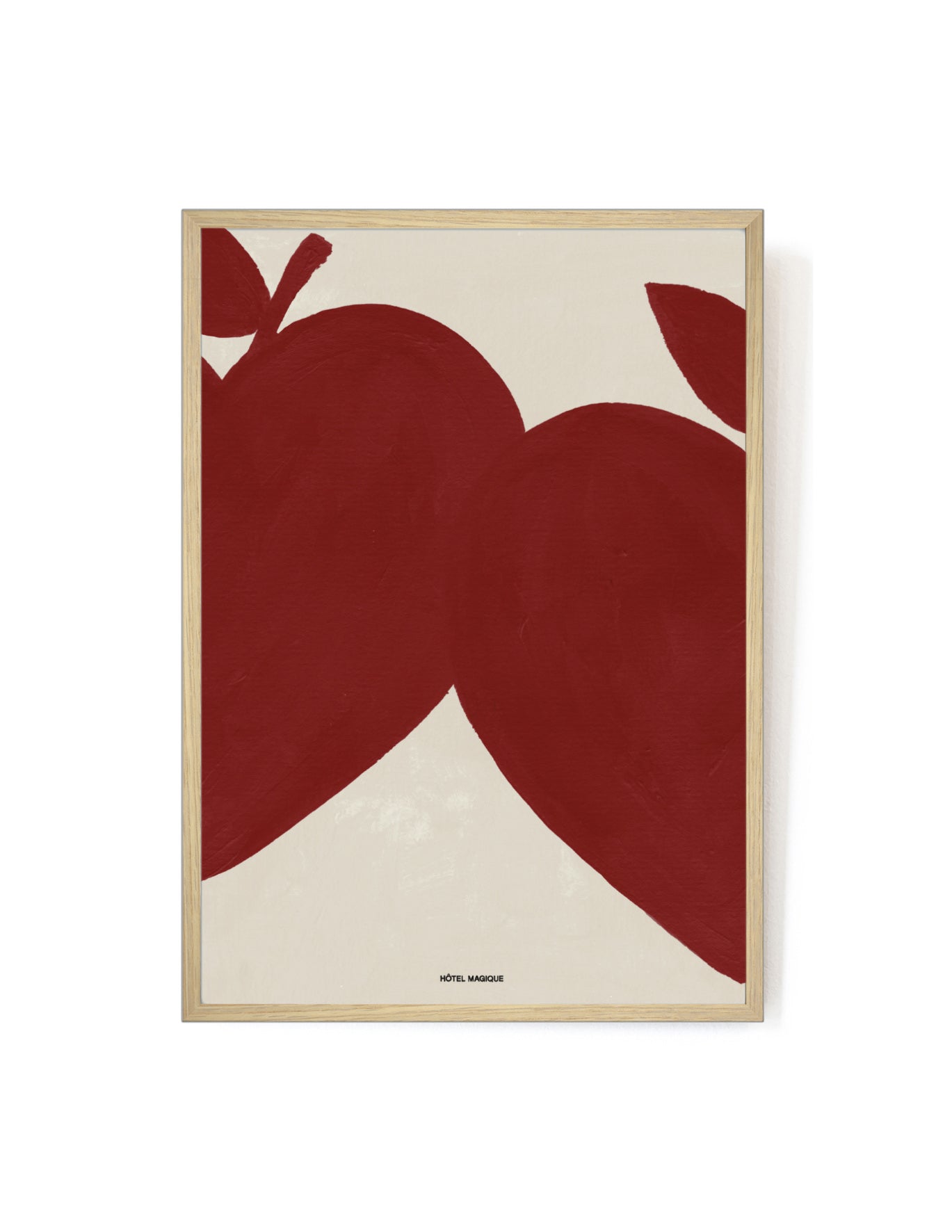 Magique in Red art print-Art Print-A3-Oak-Hôtel Magique