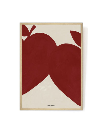 Magique in Red art print-Art Print-A3-Oak-Hôtel Magique