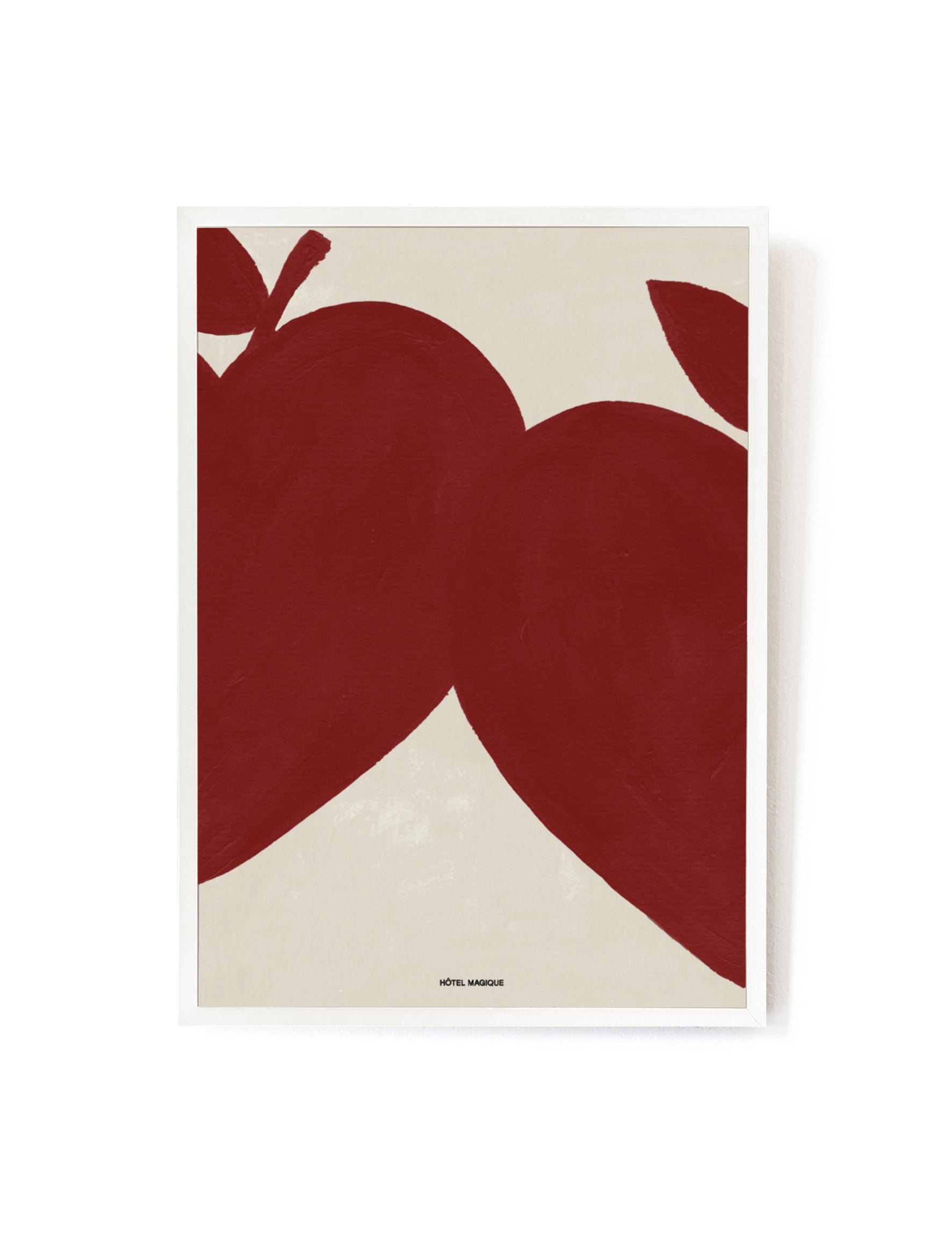Magique in Red art print-Art Print-A3-White-Hôtel Magique