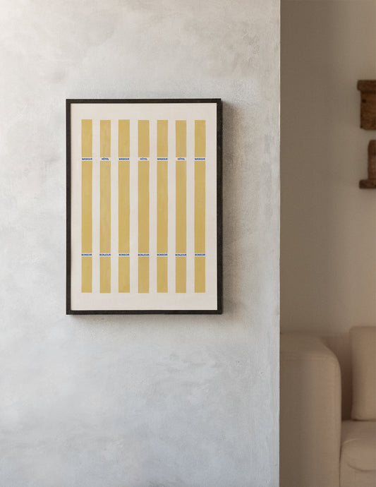 Magique Stripe Art Print – Archive Sale Edition-Art Print-Hôtel Magique
