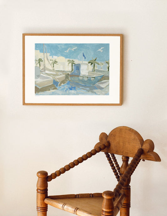 Morning Walk by Blakely Made-Art Print-A3-Unframed-Hôtel Magique