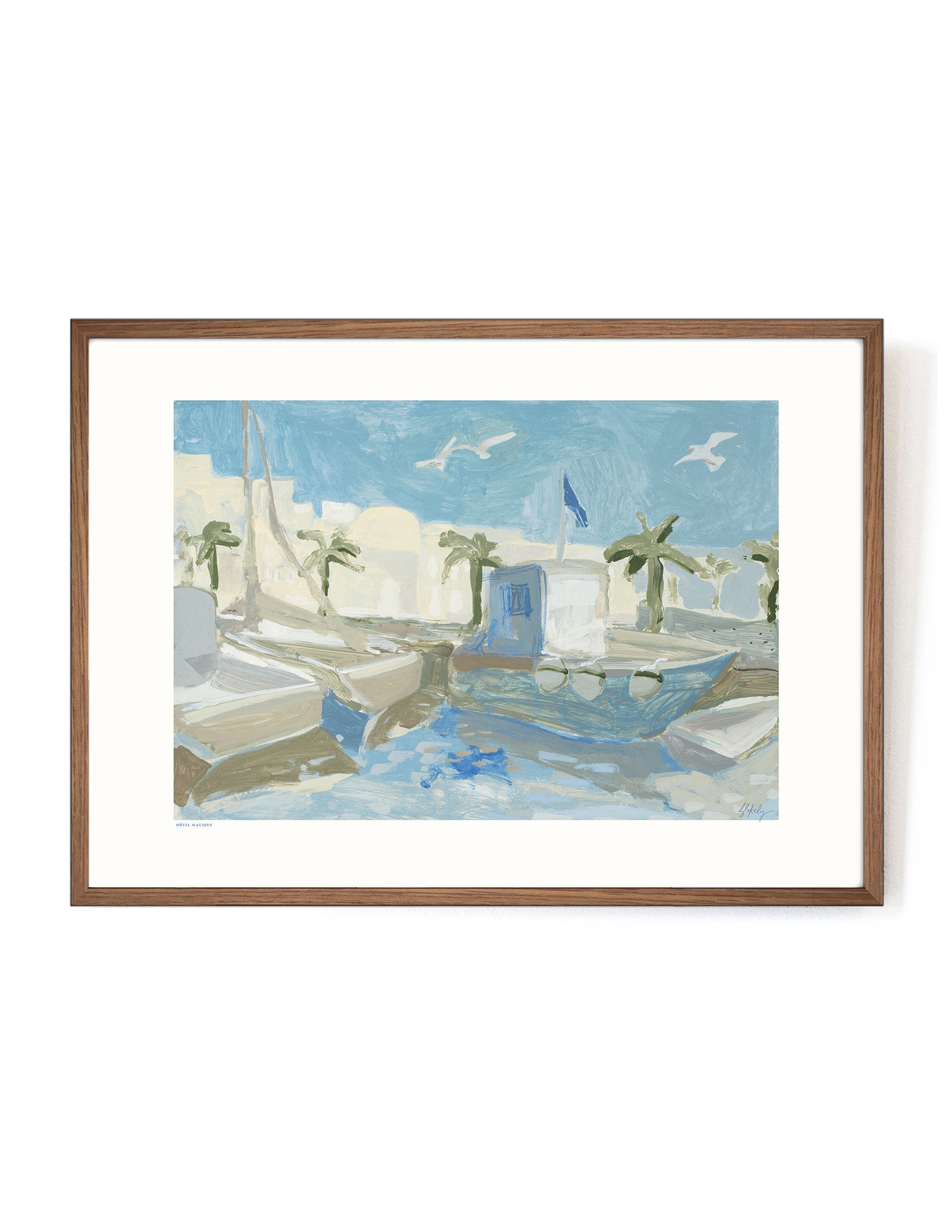 Morning Walk by Blakely Made-Art Print-A3-Mahogany-Hôtel Magique
