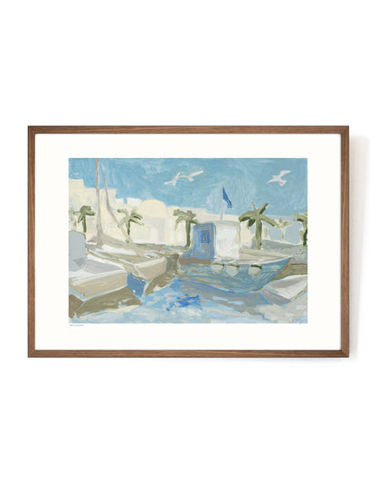 Morning Walk by Blakely Made-Art Print-A3-Mahogany-Hôtel Magique