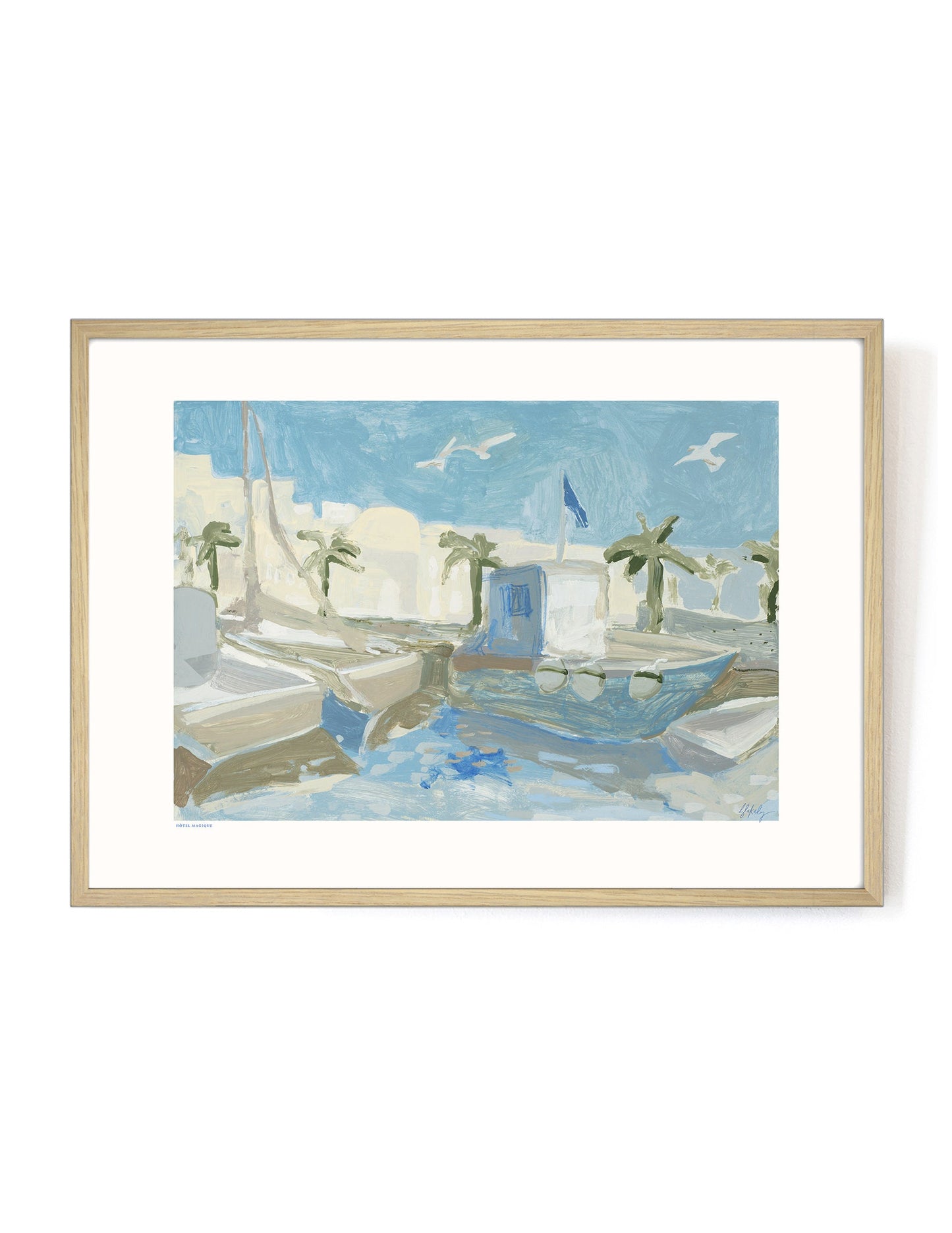 Morning Walk by Blakely Made-Art Print-A3-Oak-Hôtel Magique