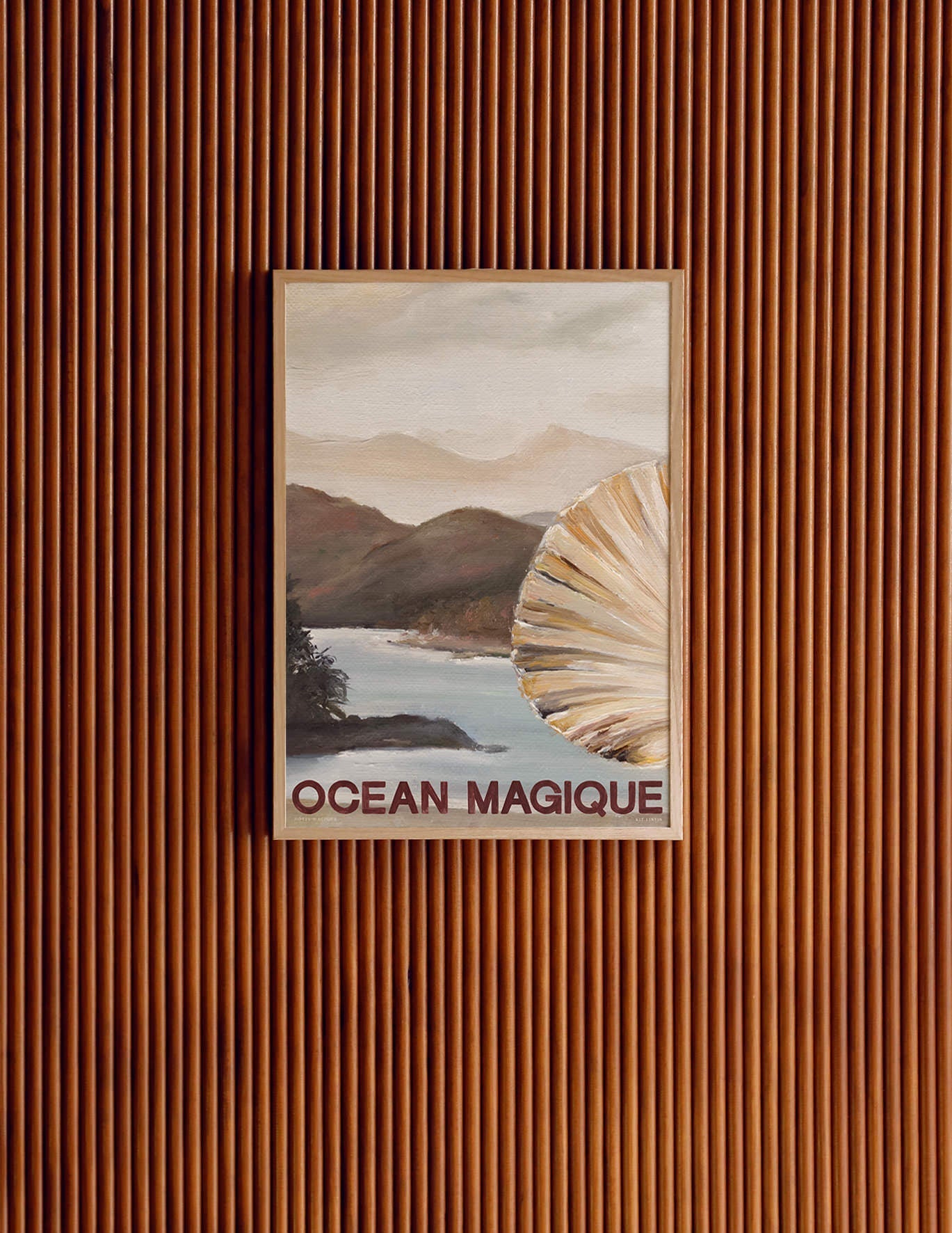 Ocean Magique by Kit Lintin-Art Print-A3-Unframed-Hôtel Magique