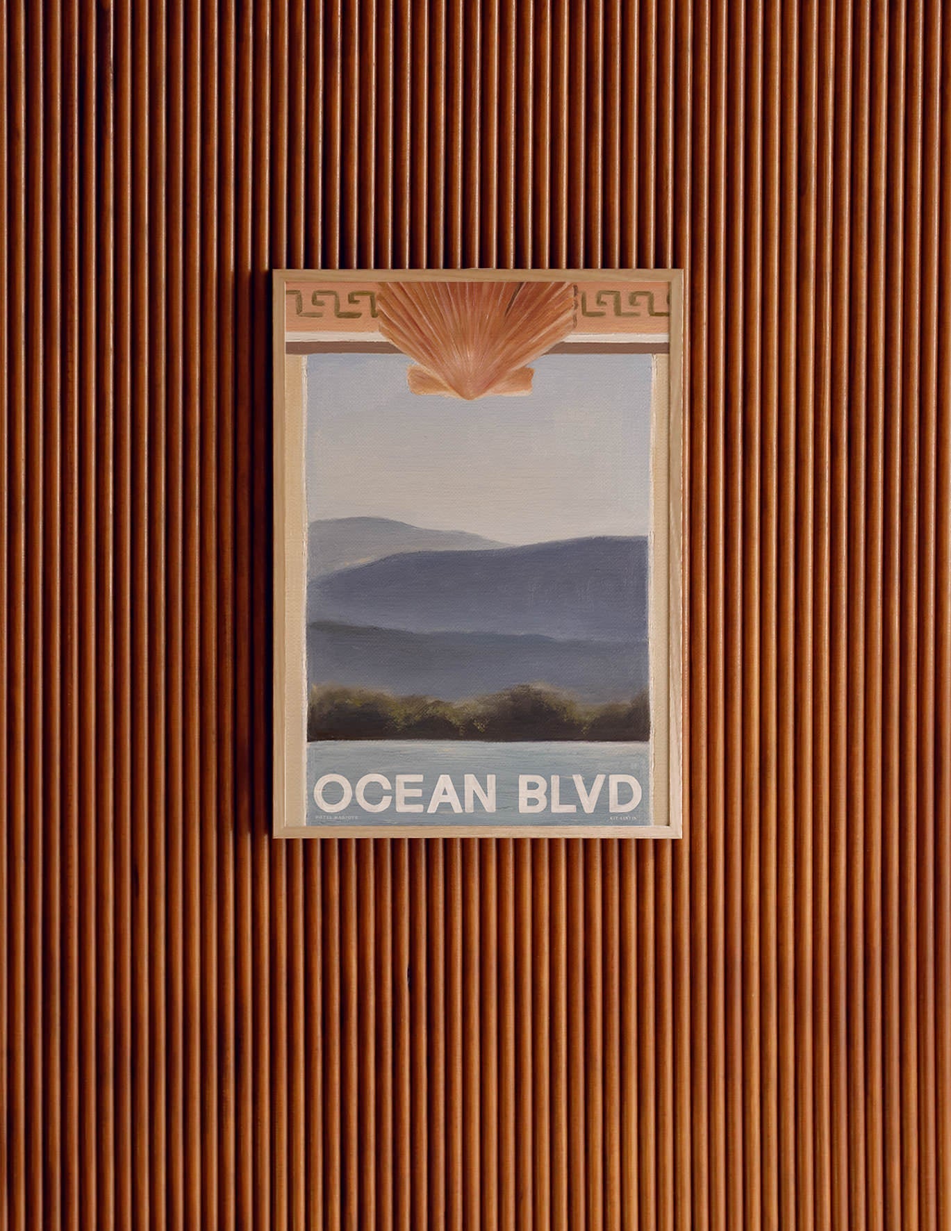 Ocean View by Kit Lintin-Art Print-A3-Unframed-Hôtel Magique