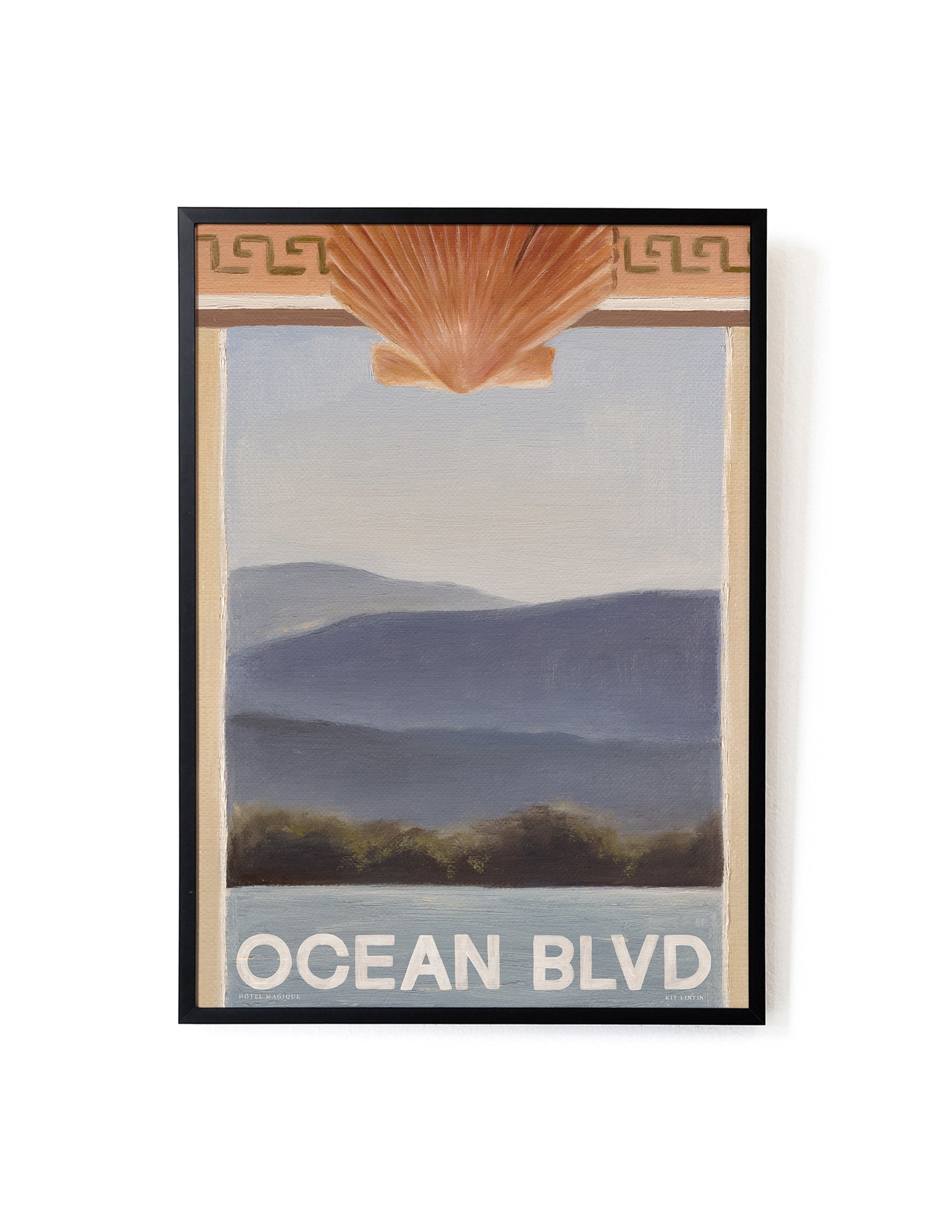 Ocean View by Kit Lintin-Art Print-A3-Unframed-Hôtel Magique