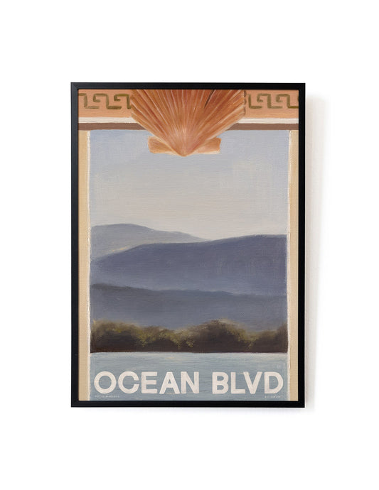 Ocean View by Kit Lintin-Art Print-A3-Unframed-Hôtel Magique