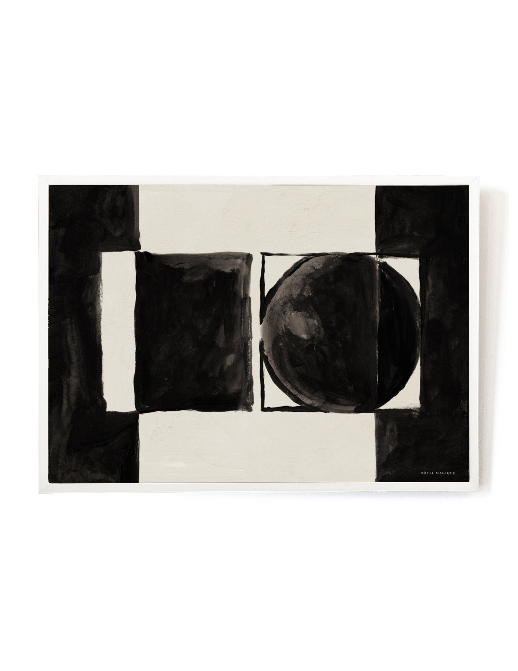 Opposites Attract art print-Art Print-A3-White-Hôtel Magique