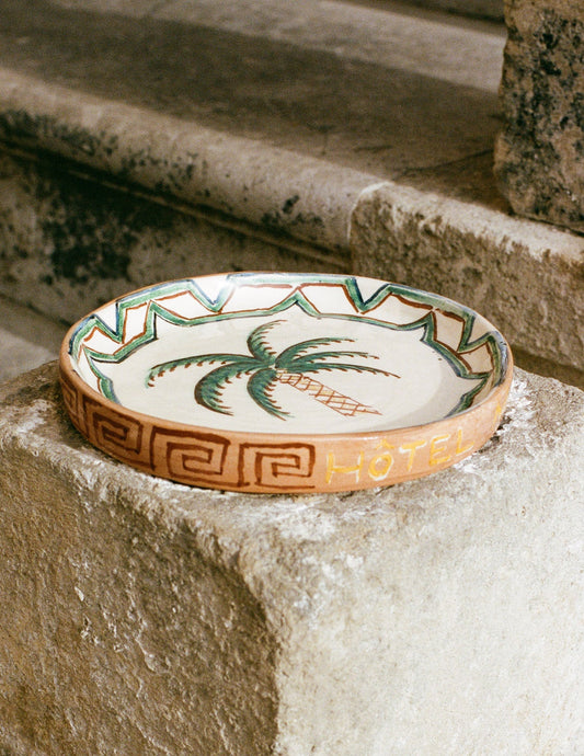 Palma del Sole plate x Di Lunedi-Hôtel Magique