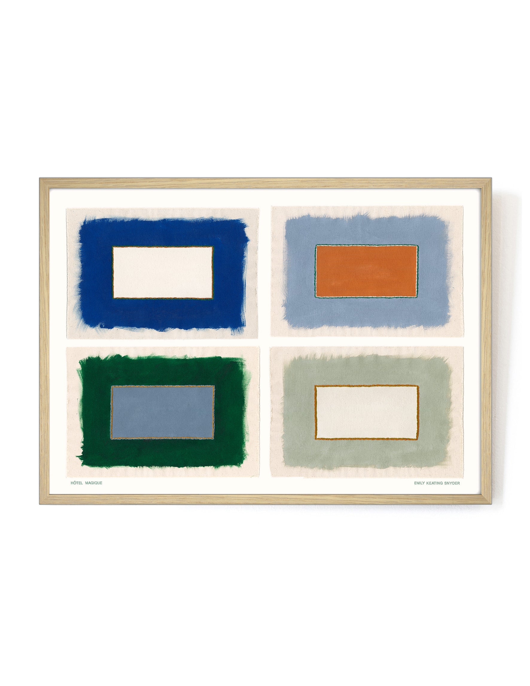 Paradis by Emily Keating Snyder-Art Print-A3-Oak-Hôtel Magique