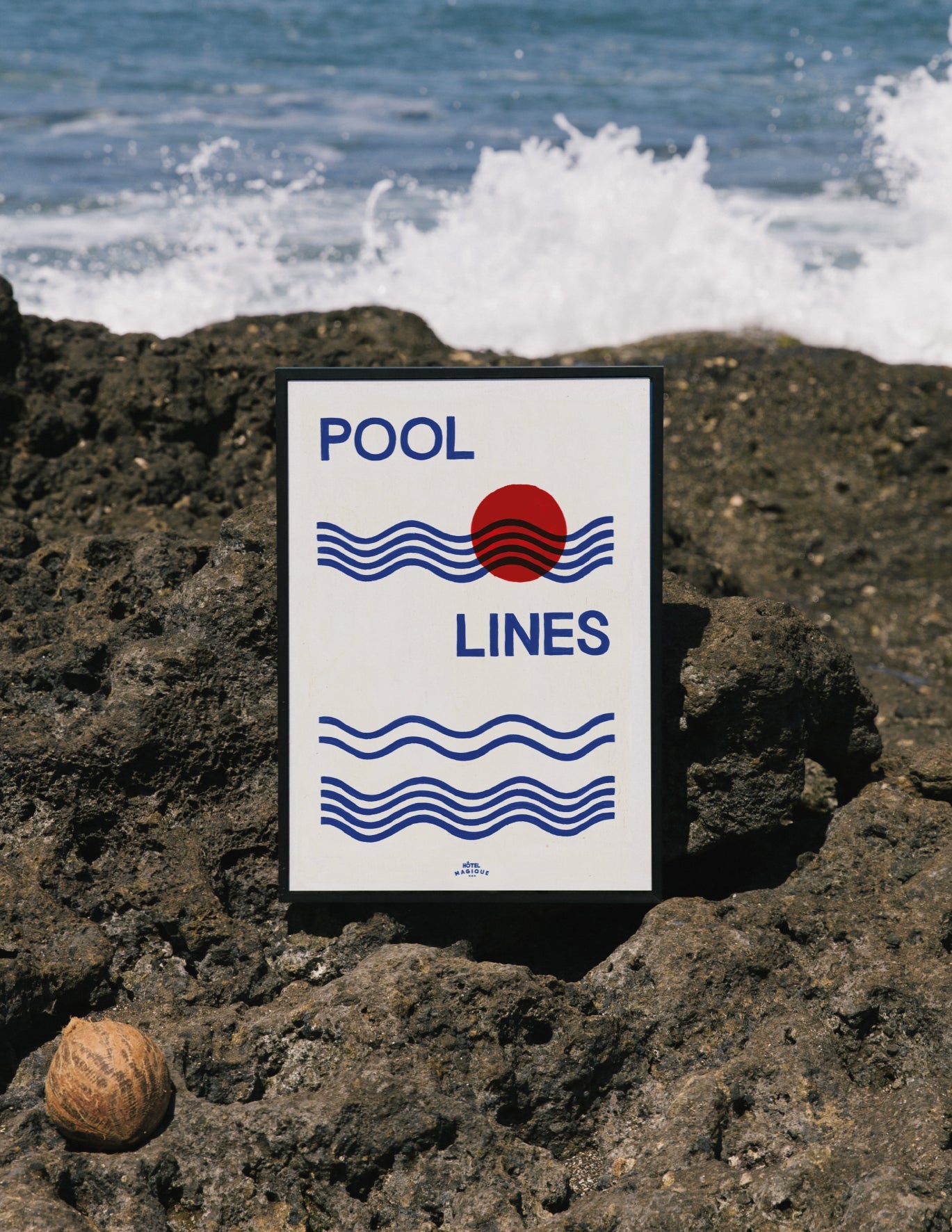 Pool Lines art print-Art Print-A3-Unframed-Hôtel Magique