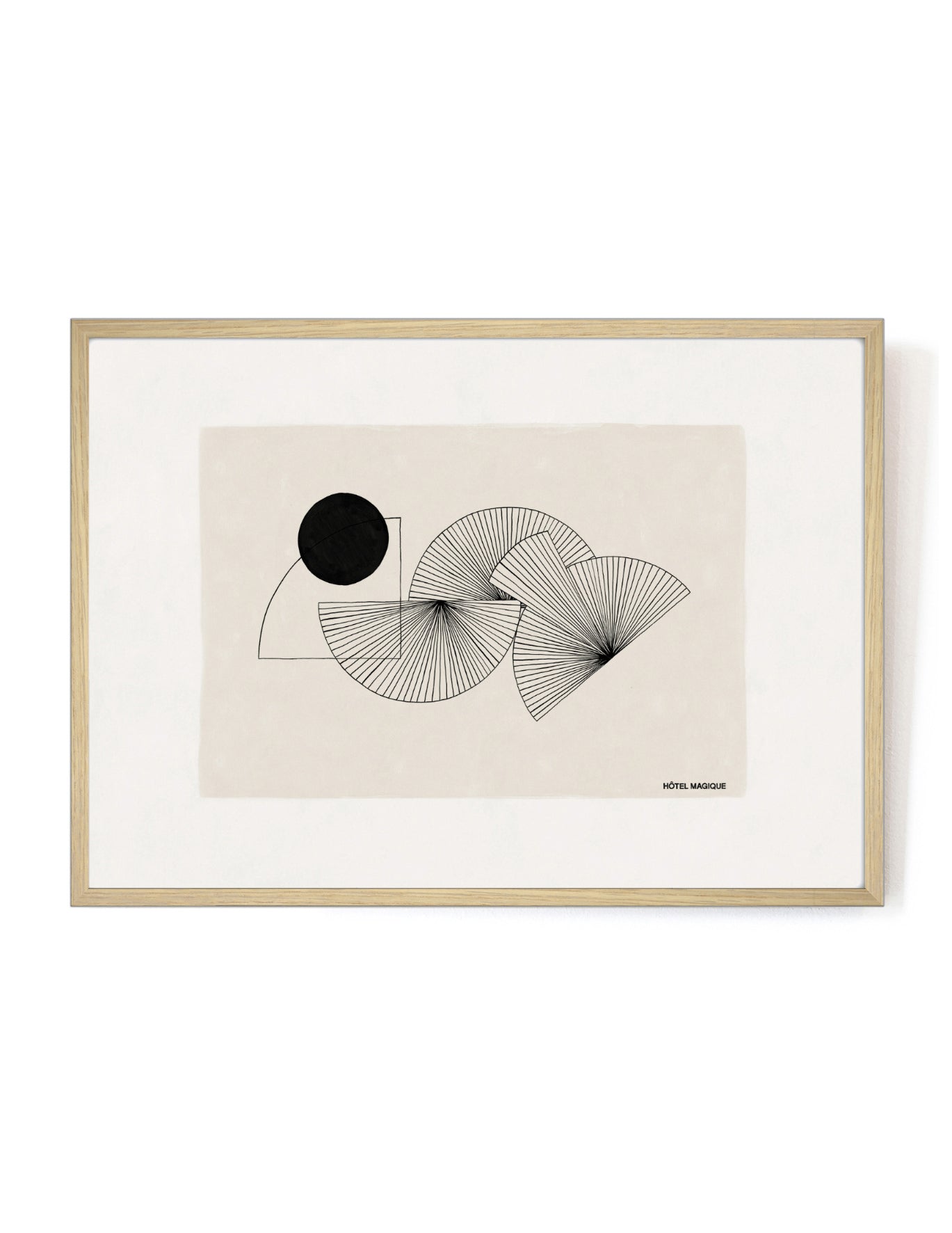 Rayons de Soleil art print-Art Print-A3-Oak-Hôtel Magique