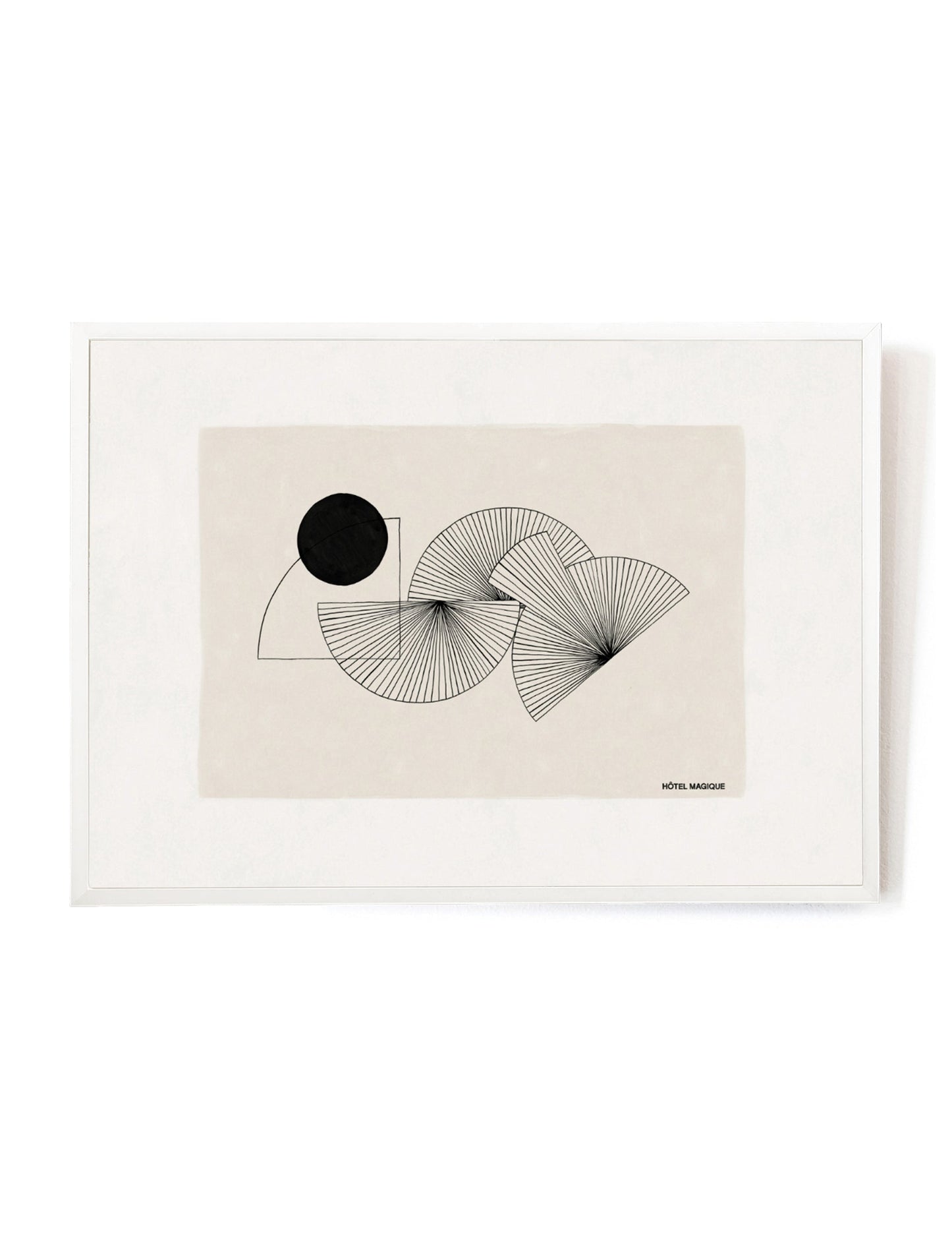 Rayons de Soleil art print-Art Print-A3-White-Hôtel Magique