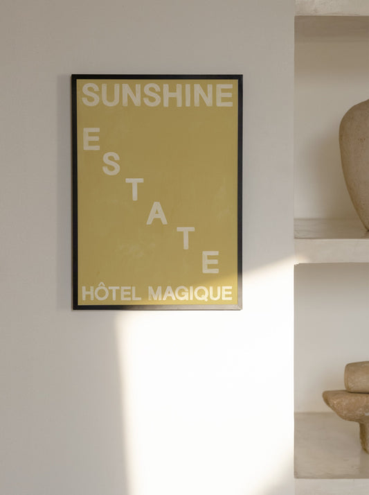 Sunshine Estate art print-Art Print-A3-Unframed-Hôtel Magique