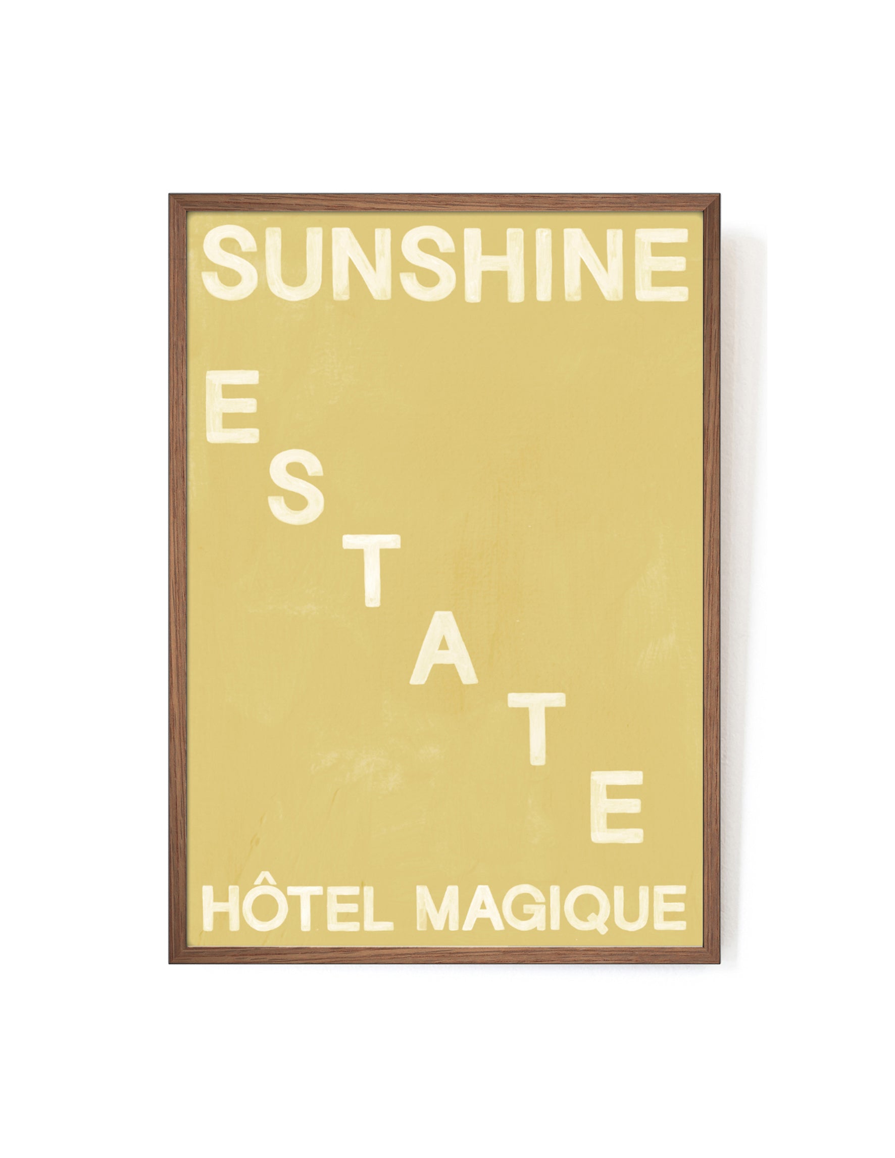Sunshine Estate art print-Art Print-A3-Mahogany-Hôtel Magique