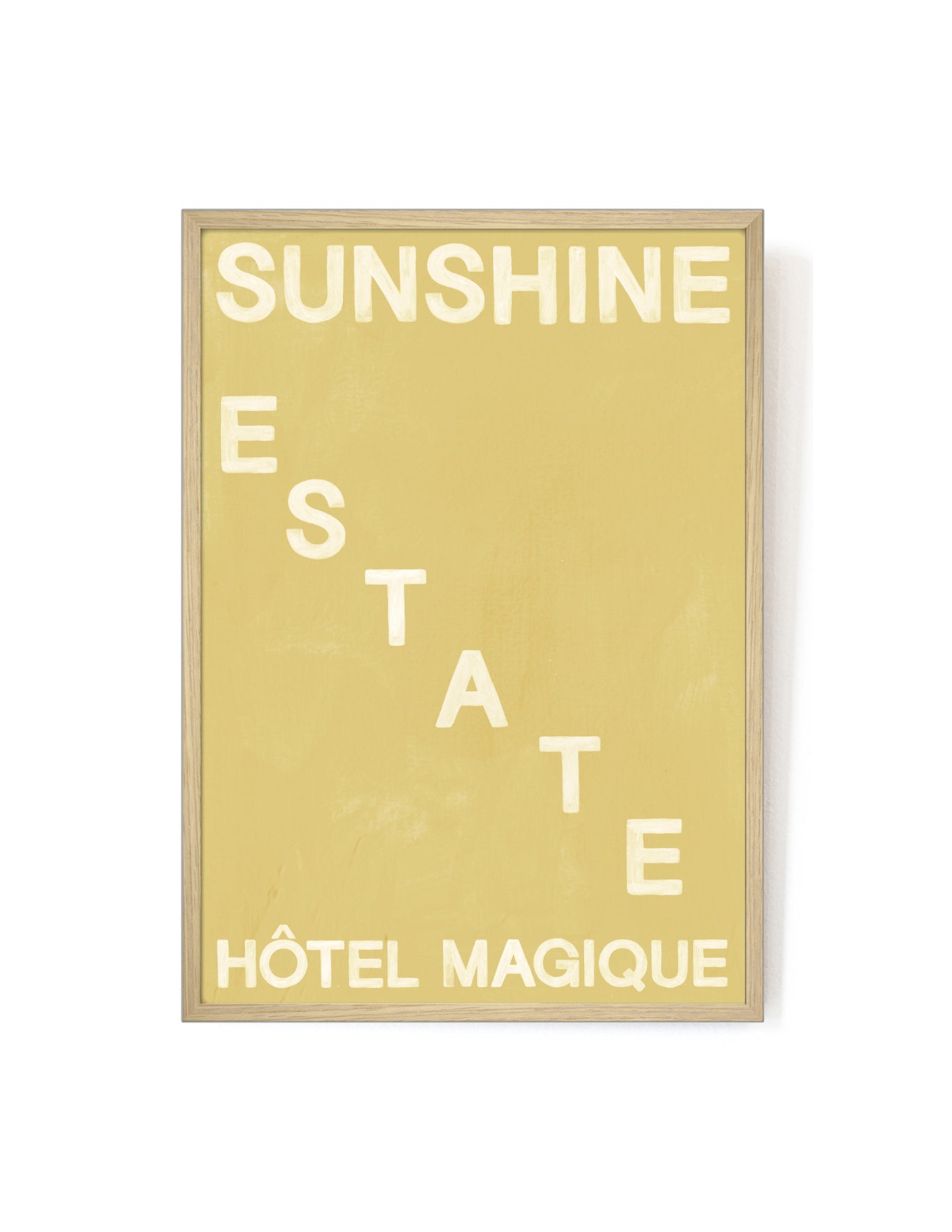 Sunshine Estate art print-Art Print-A3-Oak-Hôtel Magique
