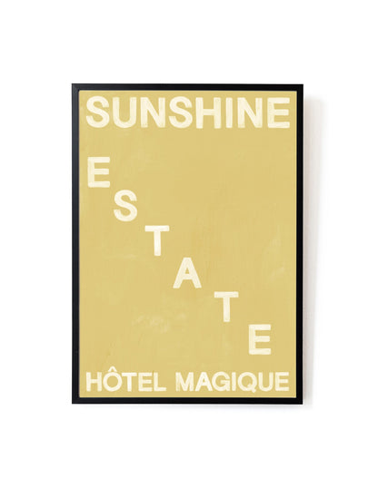 Sunshine Estate art print-Art Print-A3-Unframed-Hôtel Magique