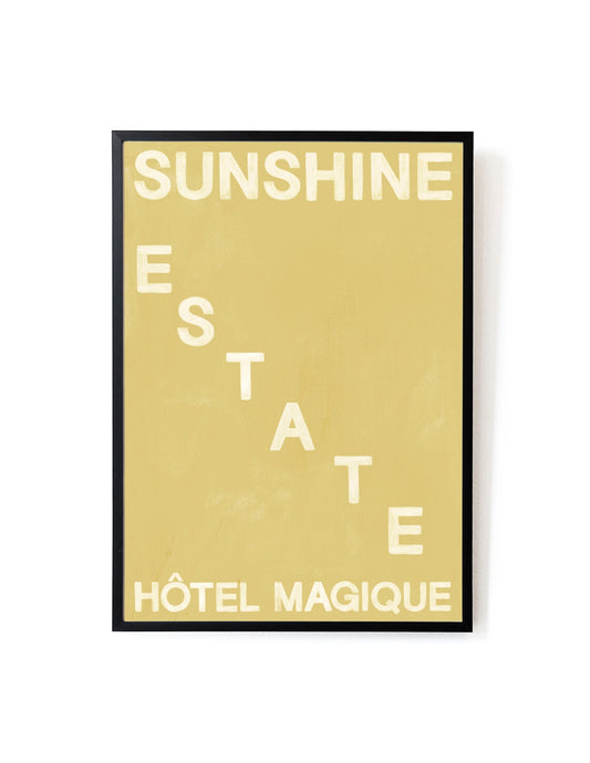 Sunshine Estate art print-Art Print-A3-Unframed-Hôtel Magique