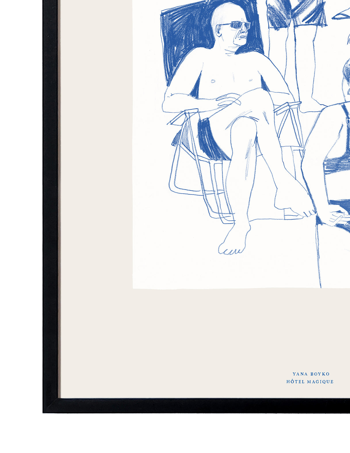 The Beach by Yana Boyko-Art Print-A3-Unframed-Hôtel Magique