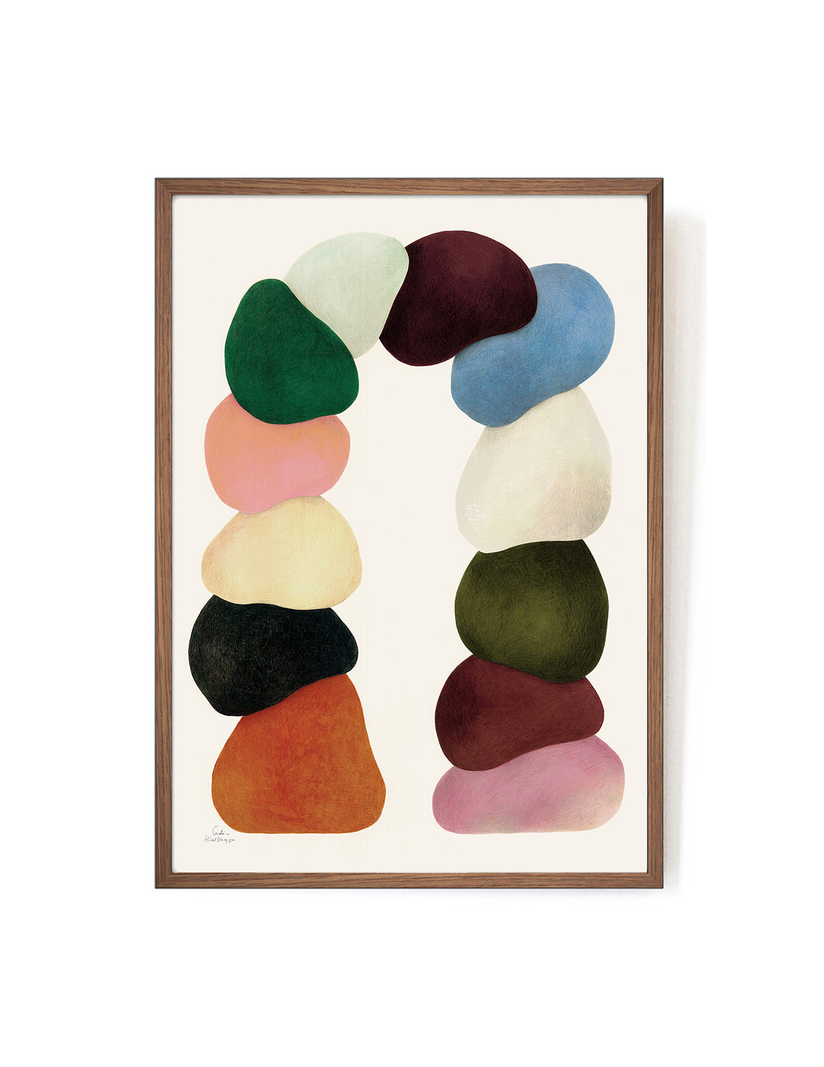 Totem by Candice Perese-Art Print-A3-Mahogany-Hôtel Magique