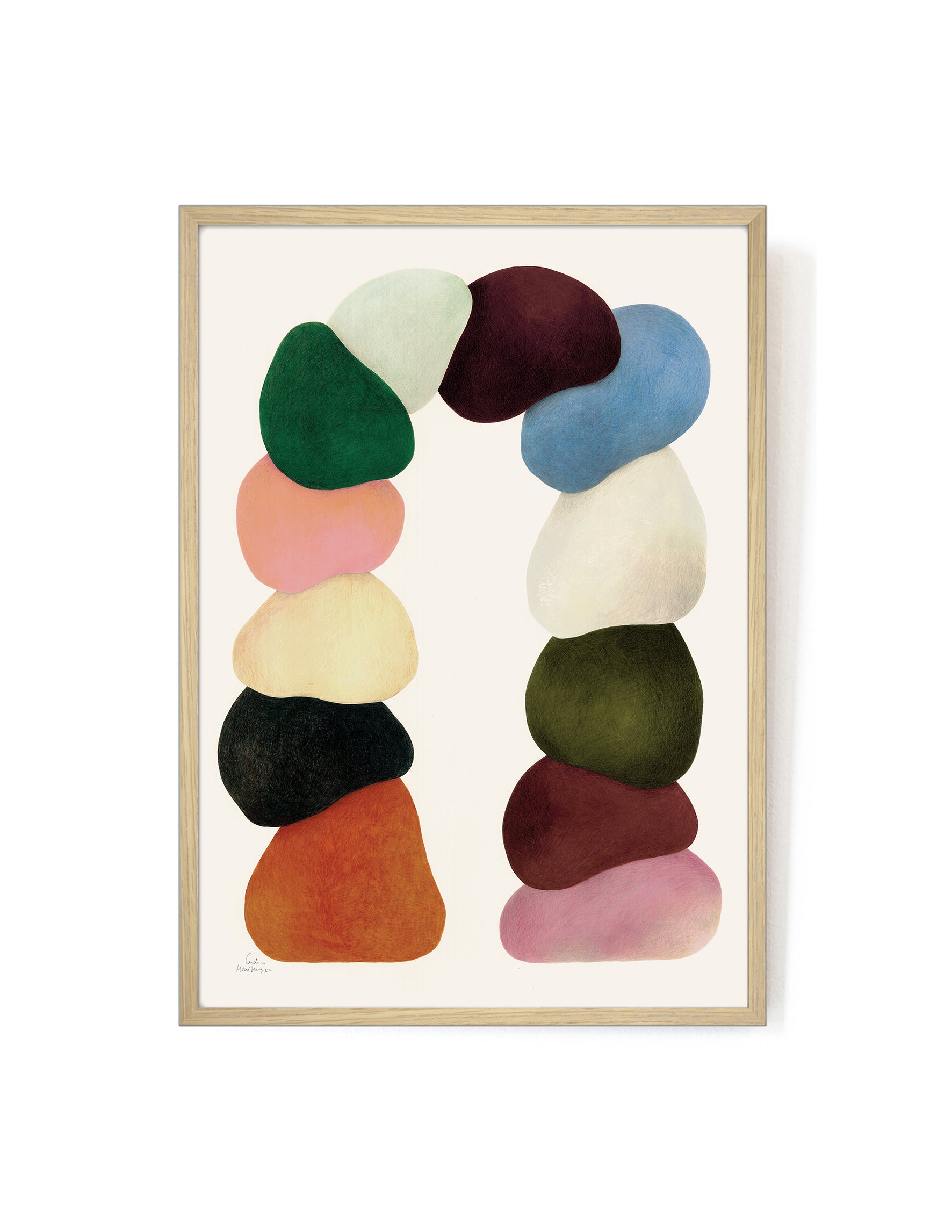 Totem by Candice Perese-Art Print-A3-Oak-Hôtel Magique