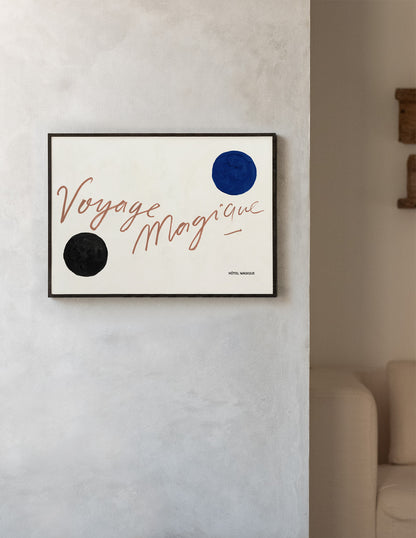 Voyage Magique Green Art Print – Archive Sale Edition-Art Print-Hôtel Magique