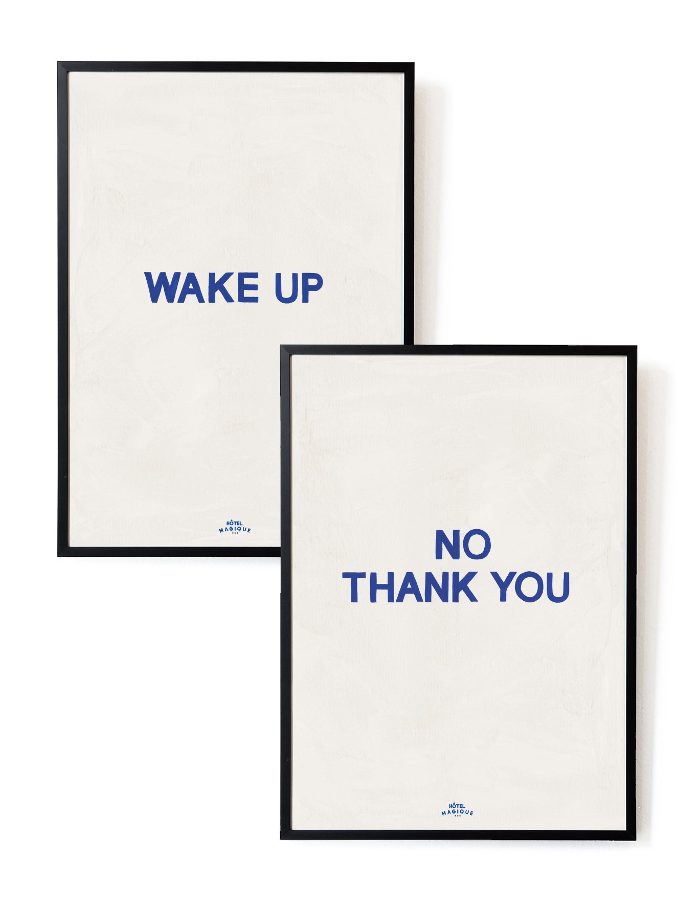 Wake Up - No, Thank You. The Blue Art Print Set – Archive Sale Edition-Art Print-Hôtel Magique