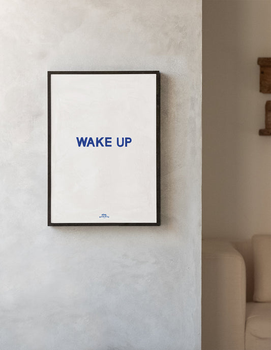 Wake Up - No, Thank You. The Blue Art Print Set – Archive Sale Edition-Art Print-Hôtel Magique