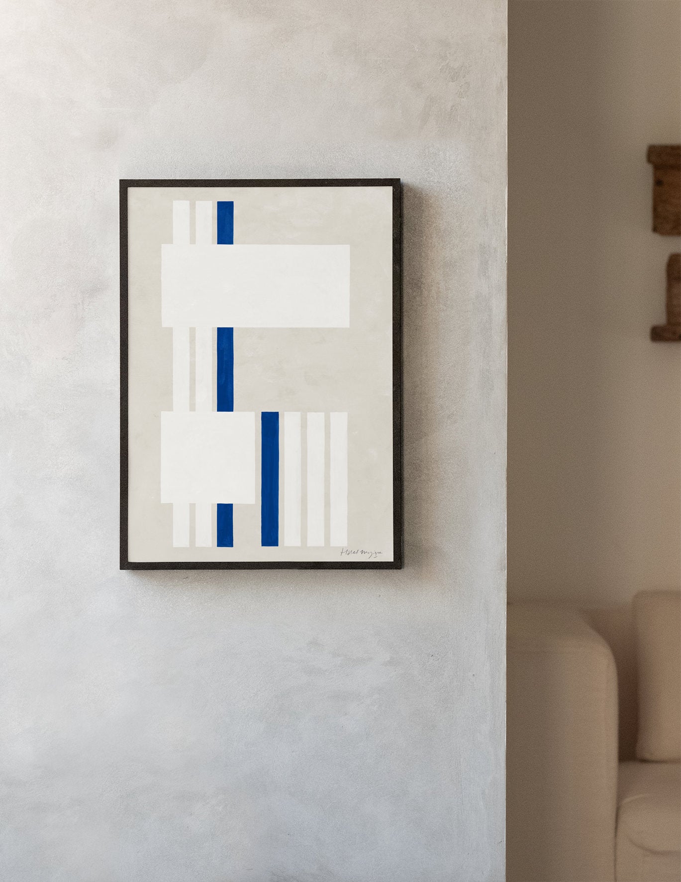 White and a Bit of Blue Art Print – Archive Sale Edition-Art Print-Hôtel Magique