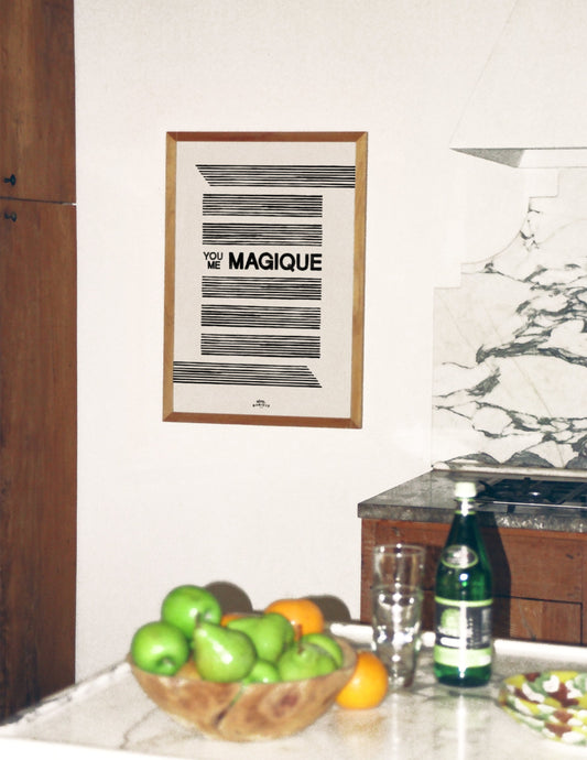 You Me Magique art print-Art Print-A3-Unframed-Hôtel Magique