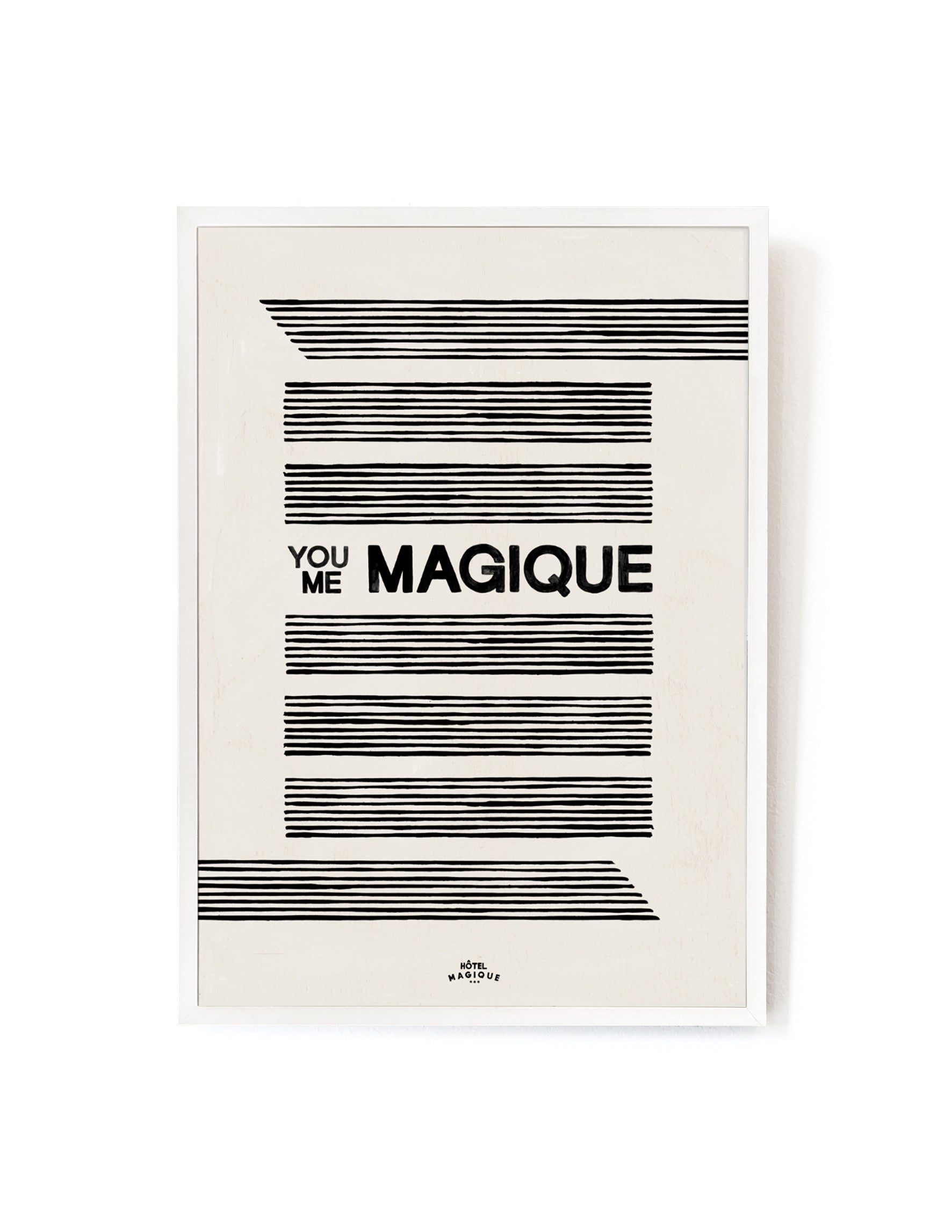 You Me Magique art print-Art Print-A3-White-Hôtel Magique