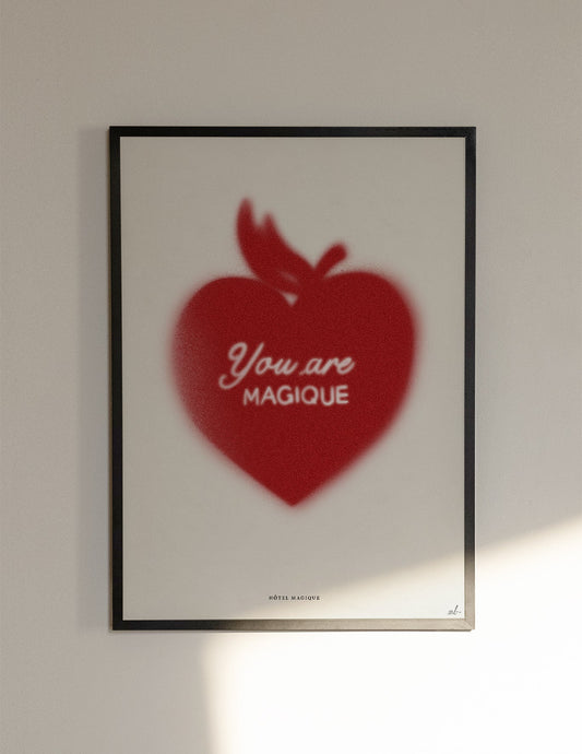 You are Magique by Marine Buffard-Art Print-A3-Unframed-Hôtel Magique