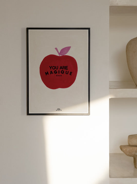 Apple art print-Art Print-Hôtel-Magique