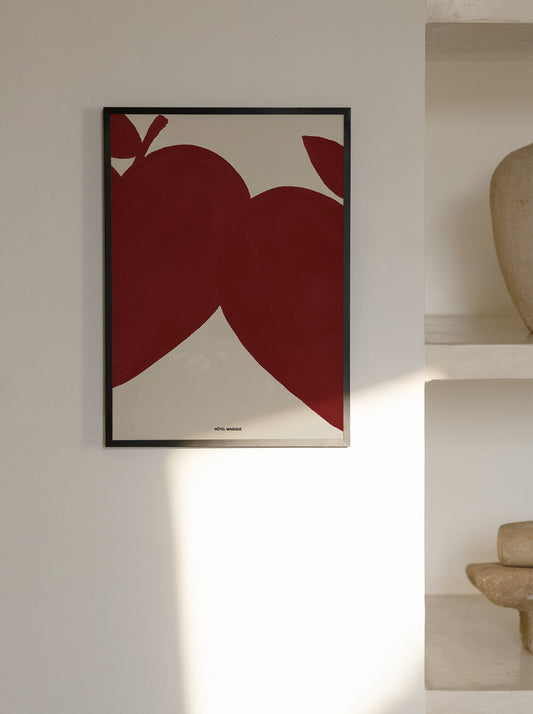 Magique in Red art print-Art Print-Hôtel-Magique