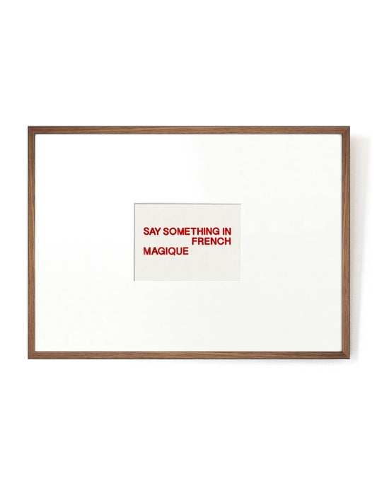 Something French card artwork framed-Hôtel-Magique